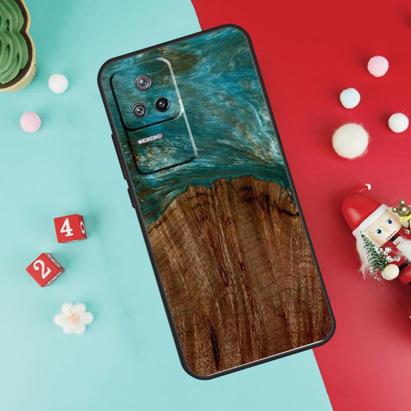 

Защитный чехол Funda из дерева и смолы для путешественников для Xiaomi 17 Pro Max 14 15 Ultra 13T 14T 15T Pro POCO F7 F5 F6 X3 X5 X6 X7 Pro POCO X7 Pro