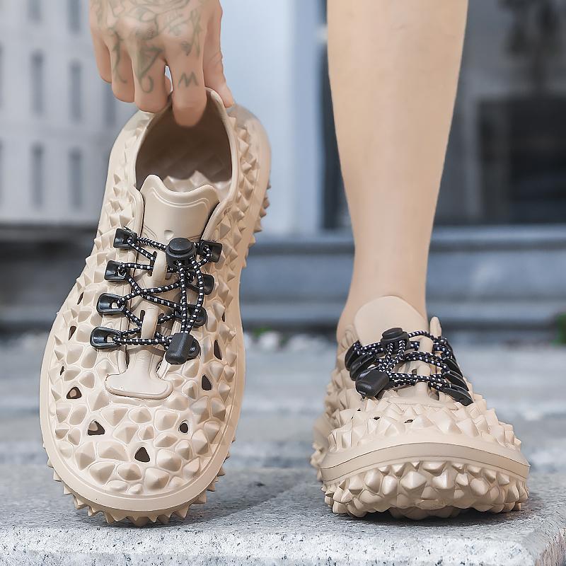 Fashion Summer Men's Sandals New Home Garden Shoes Comfortable and Lightweight Men Slippers Non-Slip Soft Bottom Flip Flop Sandals