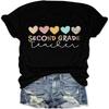 2nd Grade Teacher Shirts Women Second Grade Teacher Tshirts Inspirational Back To School Graphic Tees Tops