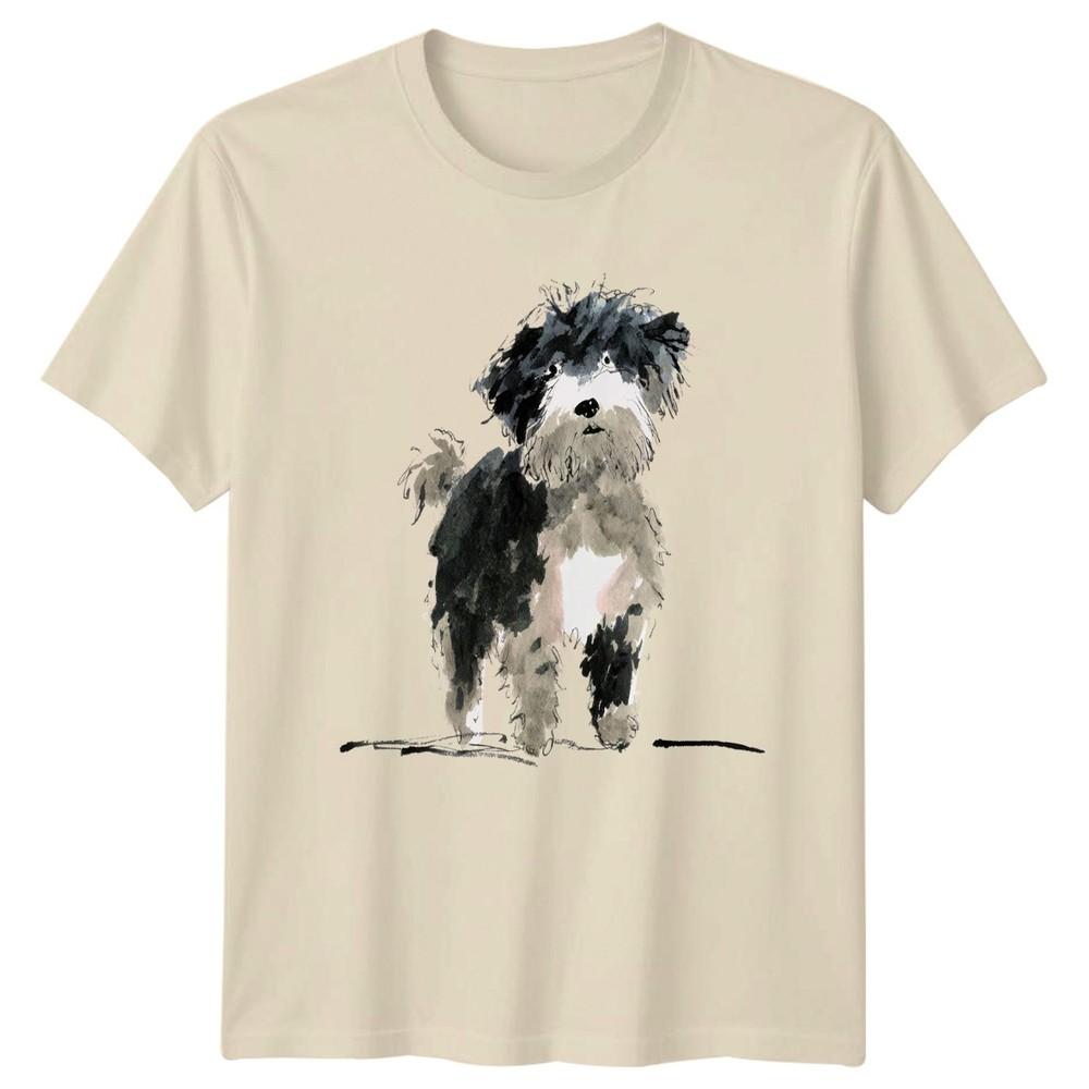 Watercolor Bernedoodle TShirt Dog Lover Art Birthday Gift For Him And Her