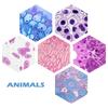 A84E-200 Packs Microscope Slides, 100 Plants & 100 Animal Tissues Includes Labels And Case For Biological Science Education