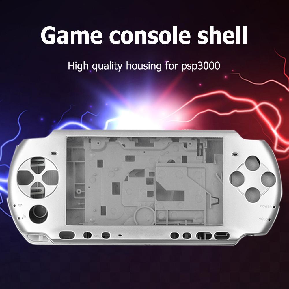 For PSP3000 Game Console Shell Cover Case with Button Kit High Quality Full Housing Shell Replacement Housing Shell Cover