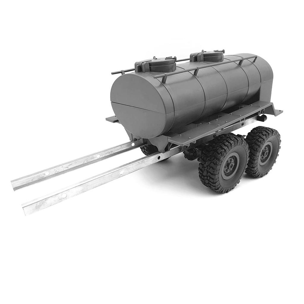 Oil Tank Trailer Chassis for 1:16 RC Car WPL B24 B16 B36 B36KIT Military Truck RC Car Parts DIY Accessoy