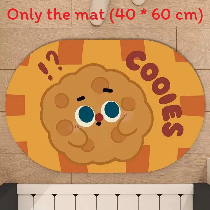 Diatom Mud Bathroom Mat Waterproof Non Slip Rug For Home Use