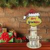 Christmas Unique Money Holder Double-Layer Cash Holders, Green  Desktop Money Holder, Wooden Holder For Placing Money