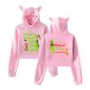 Women's Fashionable Casual Long Sleeve Hooded Printed Sweatshirt