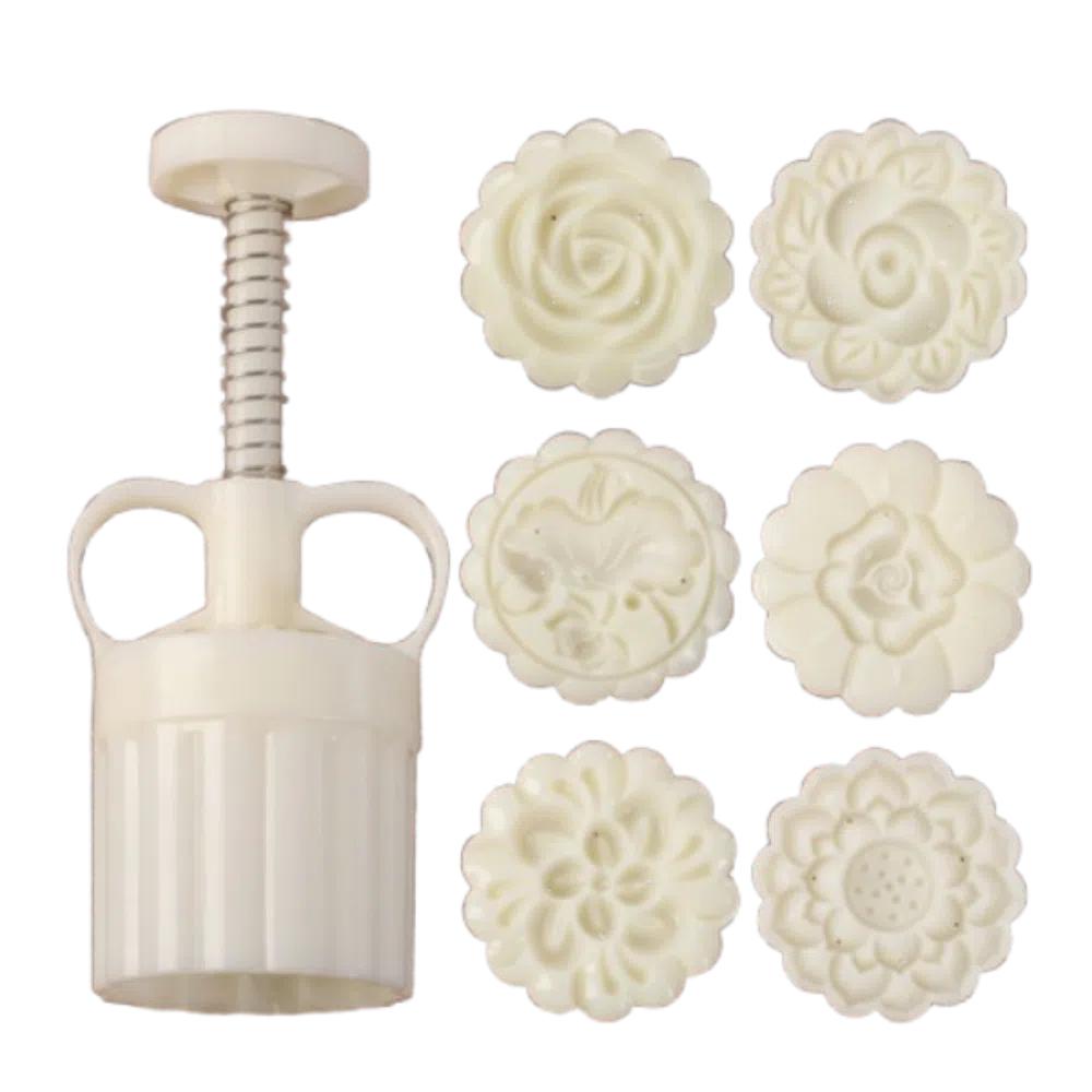 3D Moon Cake Mold Creative Mid-Autumn Festival Supplise Cookie Stamp Mold  Mid-Autumn Festival