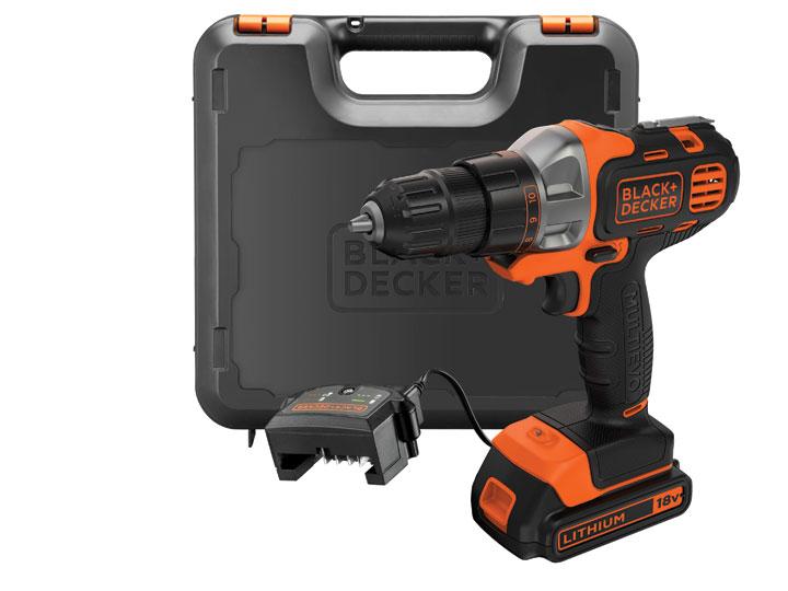 BLACK & DECKER | Ασύρματο Δραπανοκατσάβιδο Multievo | MT218K-QW | 18 Μαΐου | 1,5 Ah | Λιθίου