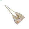 X7XC Women's Crochet Toted Bag Beach Bag Bohemian Shoulder Handbags Summer Vacation Crossbody Bag Portable Knit Hippies Bag