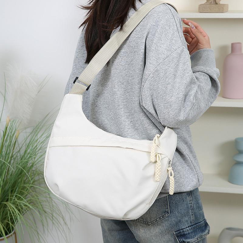 Borsa a Spalla da Donna Borsa a Tracolla Multifunzionale Grande Capacità Borsa a Spalla per Pendolari Borsa a Tracolla Monocolore Borsa a Raviolo Casual per Studenti