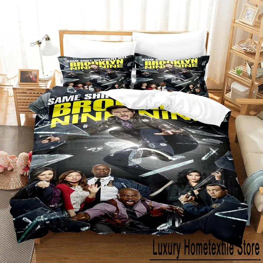 

Постельное белье Brooklyn Nine Nine Размер Twin Queen Пододеяльник Наволочка для Мальчиков Девочек Детей Взрослых Домашний Текстиль 70x133cm 2pcs