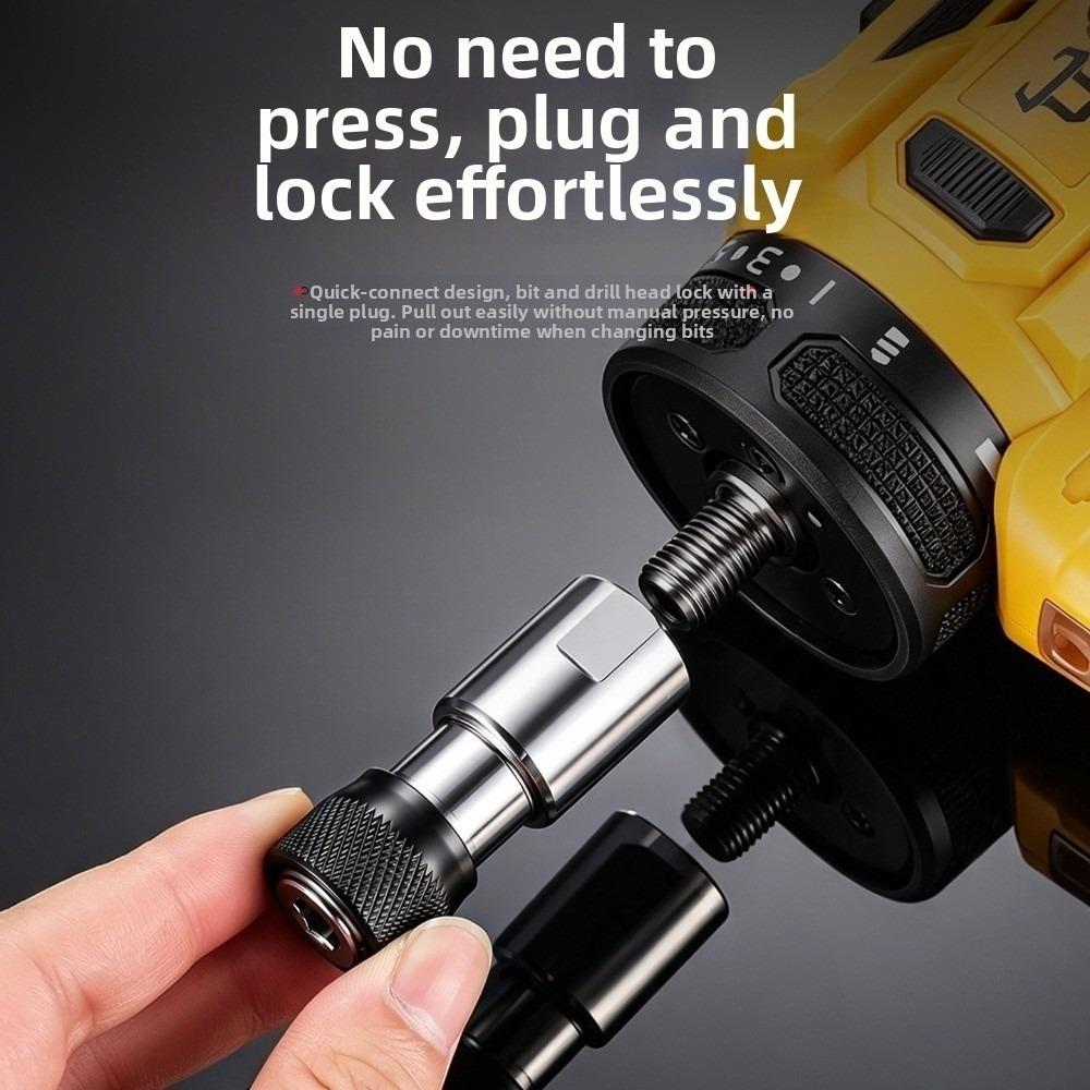 Quick Release Drill Chuck Adapter Double Ended Drill Conversion Head Electric Drill Accessories
