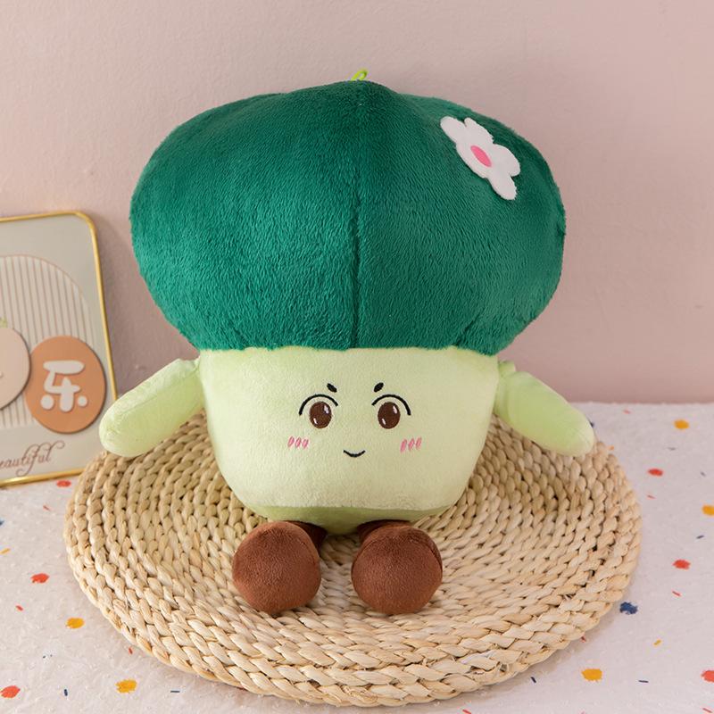 Nouveau 25-40 cm Mignon Et Créatif Plante Légume Brocoli Peluche Jouet Poupée Kawaii Décoration de Chambre Cadeaux de Fête pour Enfants 25cm