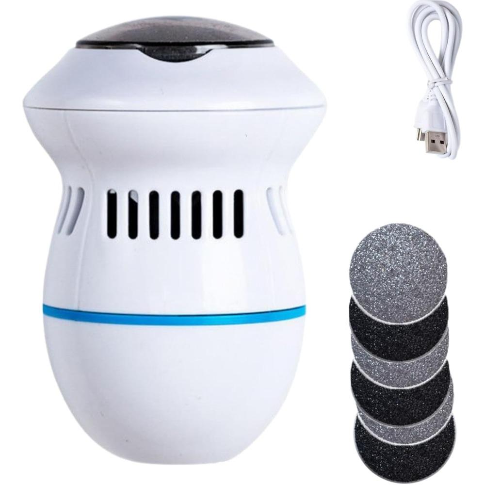 Electric foot callus remover with vacuum function, high-speed electric grinding, easily removes thick calluses and dry, cracked dead skin