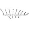 Jazz Drum Rack Claw & Tom Screw Set (6-Pack) – M5 & M6 Sizes for Drum Accessories