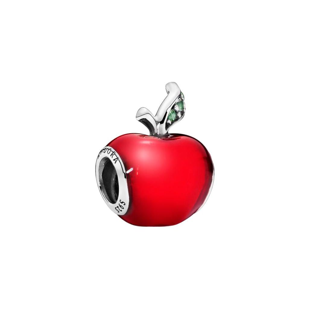 Pandora Disney Snow White Apple Pendant Women jewelry Silver 791572EN73 Box,F,Red