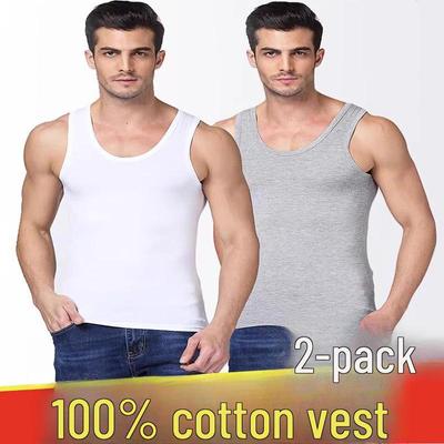 Canottiera Sportiva Estiva da Uomo in Cotone - Comoda, Elastica, Sottogiacca Fitness