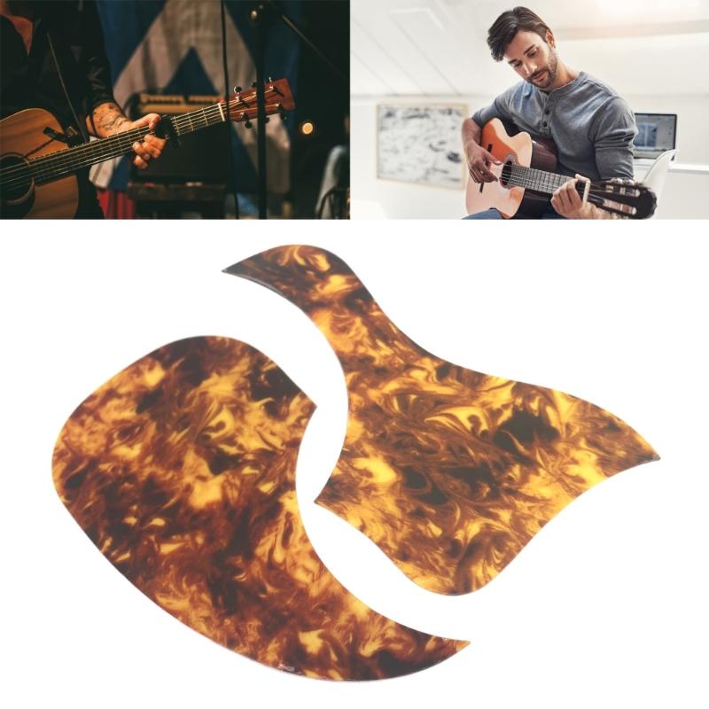 Guitar Pickguard Scratch Plate Self-Adhesive Pickguard Sticker Guard Plate Replacements for Cool Acoustic Guitar Parts