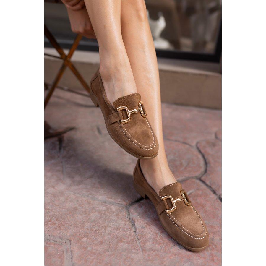 Women's Genuine Suede Leather Casual Loafers