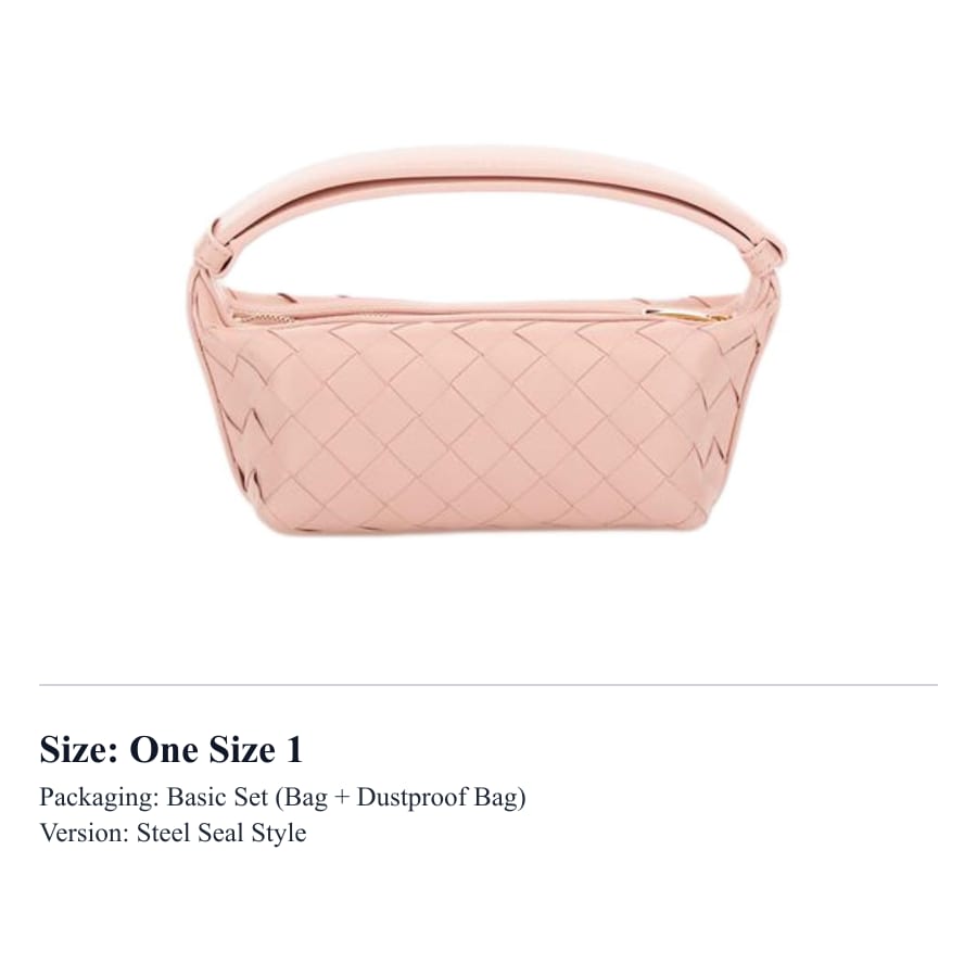 Bottega Veneta Leather Handbag Women's Pink 827396V3IV06850
