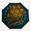 Symbols Runes pattern umbrella, portable and foldable design, 8 ribs, a casual accessory for Halloween, Christmas, and birthday gifts.