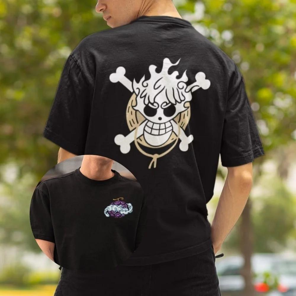 

2026 New Fashion One Piece Men s and Women s Casual T-shirt Short Sleeves Shanks Japanese Anime Niche Soft Parent-child Cloth... S разноцветный
