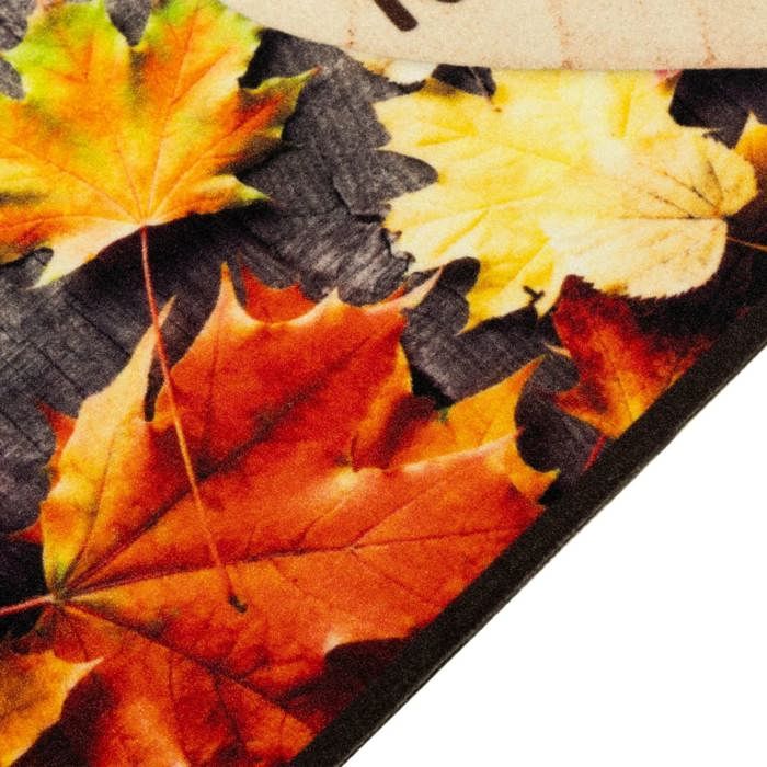 VidaXL Washable Kitchen Mat Autumn Print, Non-Slip Doormat, Floor Mat, Mat In Front of Sink, Modern, 4005628