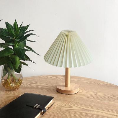 24cm Pleated Lampshade Fabric Lamp Shade Cloth Barrel Covers Standing for Replacement Floor Light
