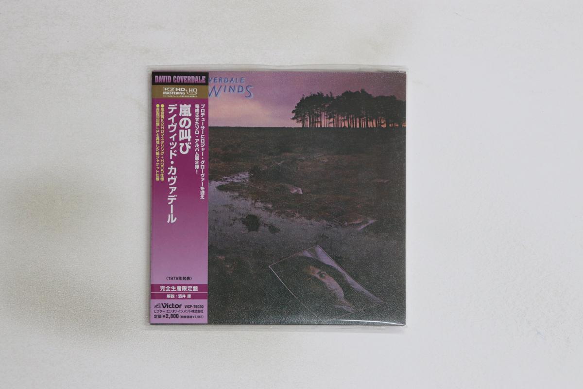 

CD DAVID COVERDALE - North Winds (HQCD) VICP75030PROMO VICTOR 2011 Japan Obi Rock Used