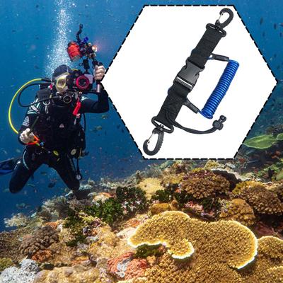 Scuba Diving Lanyard Anti Lost Durability Accessories with Quick Release Buckle, Multifunctional for