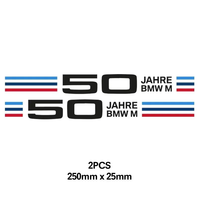 

2025 Hot For BMW M X3 X5 X6 Car Triangle Window Decoration 50 Anniversary sticker For BMW 3 5 7 Series F48 F39 G42 G30 G20 G26 чорний
