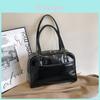 Simple Style Tote Bag Pu Large Capacity Shoulder Bag For Everyday Use
