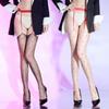 Sexy Heart Polka Dot Garter Stockings Ultra-Thin Aurora Glossy Silky Pure Desire Temptation Girl Black Stockings For Women