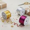 91m/roll Twist Wire Tie Multicolor Gift Packaging Wrap Ribbon Rope Food Bread Bag Sealing Twine for Home Jewelry Cord Supplies