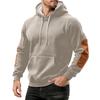 Men's Solid Color Sweatshirt Hoodie Men's Sports Large Size Casual Sweatshirt