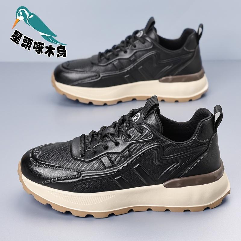 

Versatile running dad shoes platform men s shoes 2025 spring new casual retro sports shoes 38
