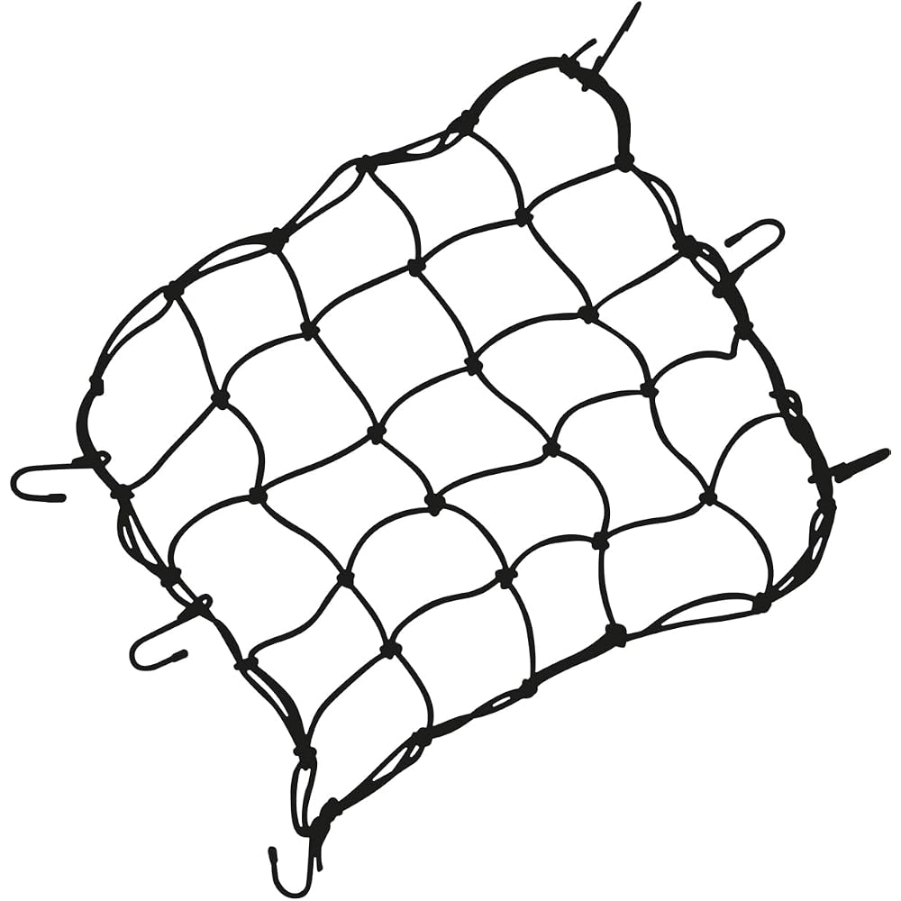 Topeak Cargo Net Elastic Storage Solution for Bicycles and Motorcycles Black