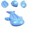 Children Inflatable Rideable Whale Pool Raft 120x75cm for Summer Lightweight