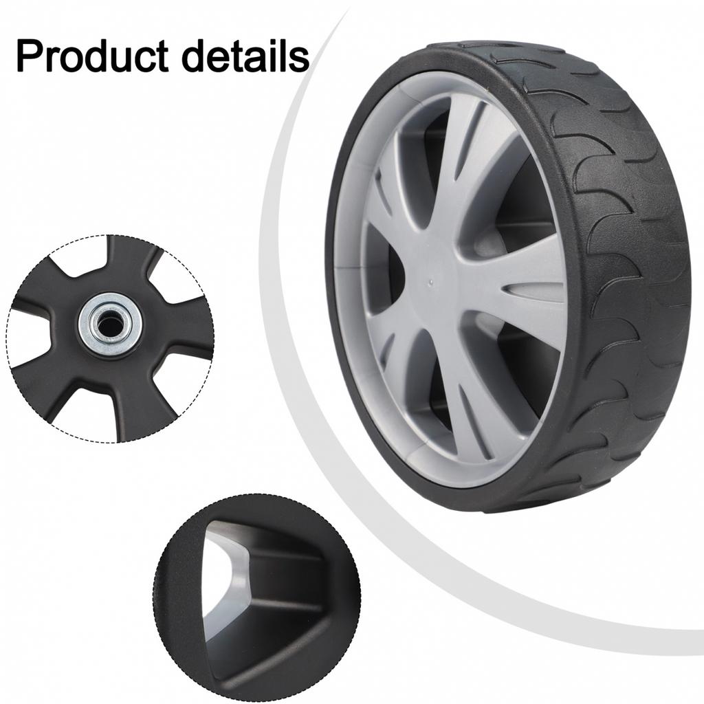 Easy Rolling Design Lawn Mower Accessories Lawn Mower Wheel Excellent Grip