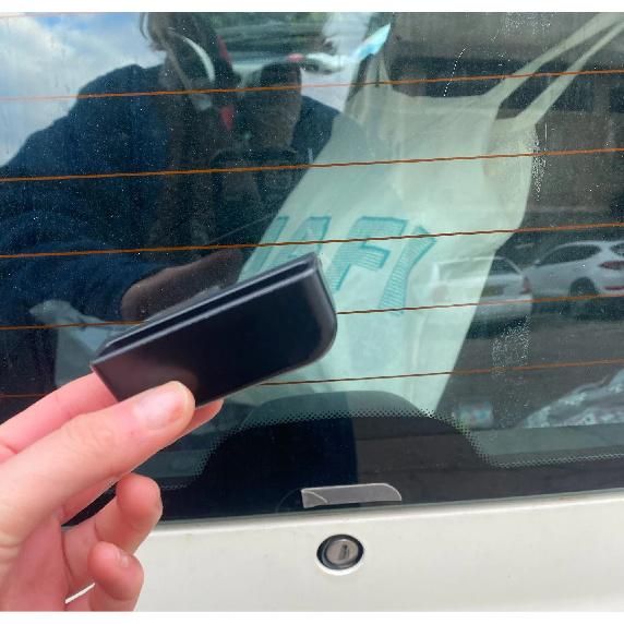 Car Rear Bumper Trunk Back Door Handle Sticker Auxiliary Knob Exterior Decoration For Old Smart fortwo 451 Car Accessories