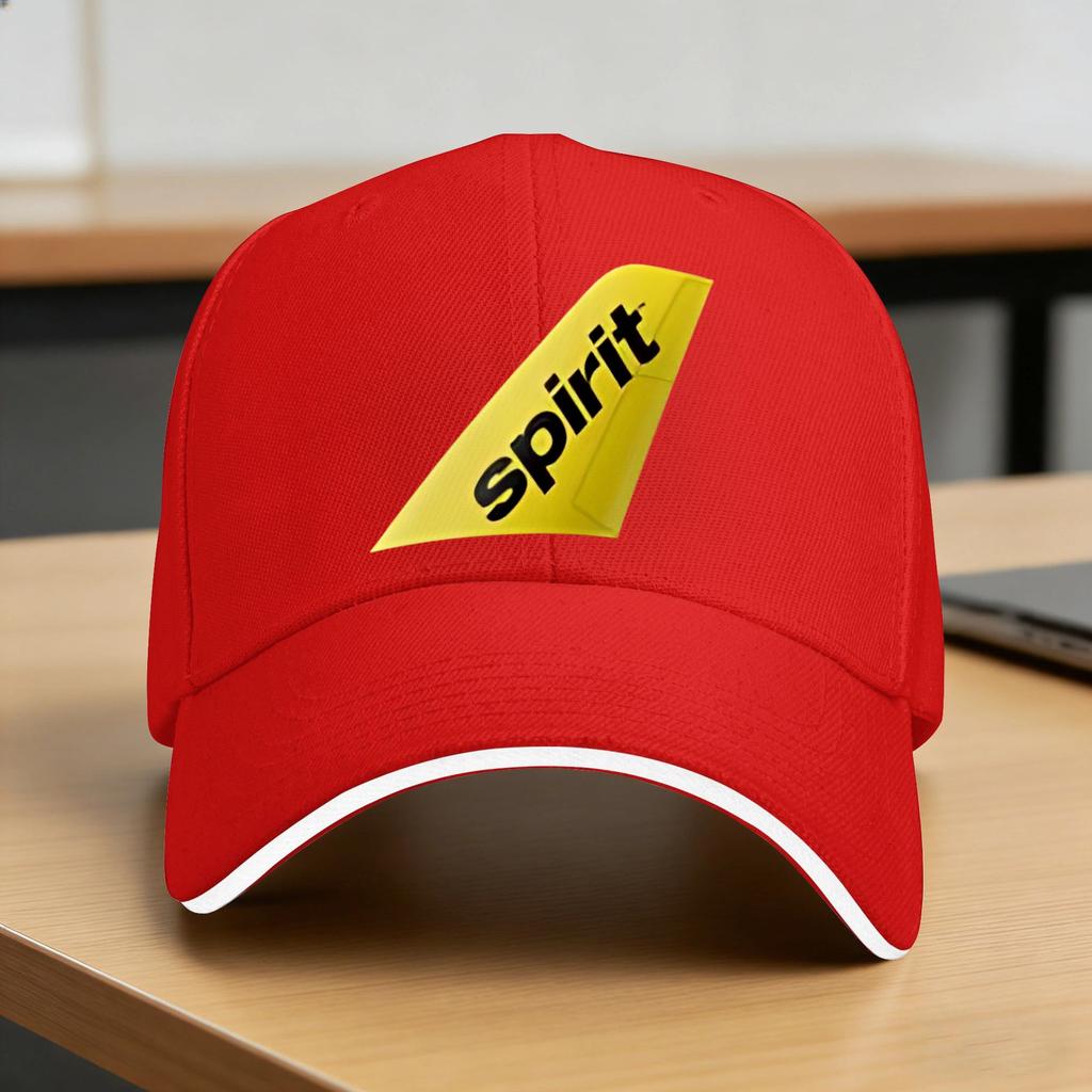 Spirit Airlines Sun Baseball Cap  Summer Y2K Funny Hip Hop Hats For Men Adult Tennis Skate Baseball Caps