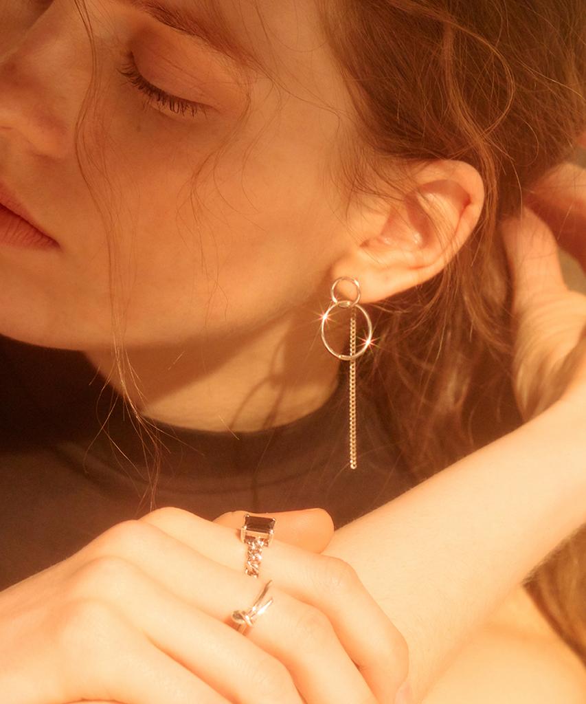 One Enough Double Drop Earrings