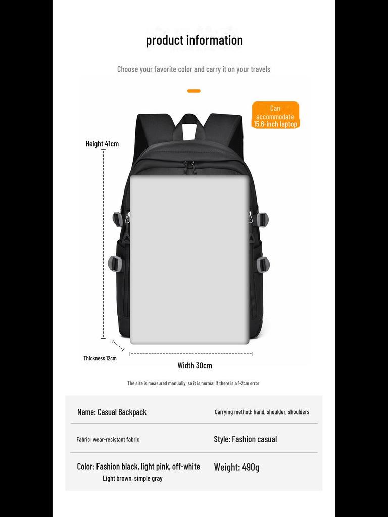 Rucsac la modă pentru studenți la modă de mare capacitate pentru călătorii și navetă