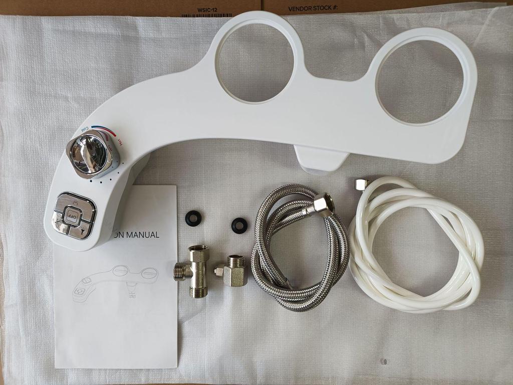 Bidet with Adjustable Hot & Cold Water for Sitz Bath & Feminine Hygiene