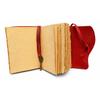 Handmade Embossed Leather Journal with Antique Key – Vintage Writing Diary