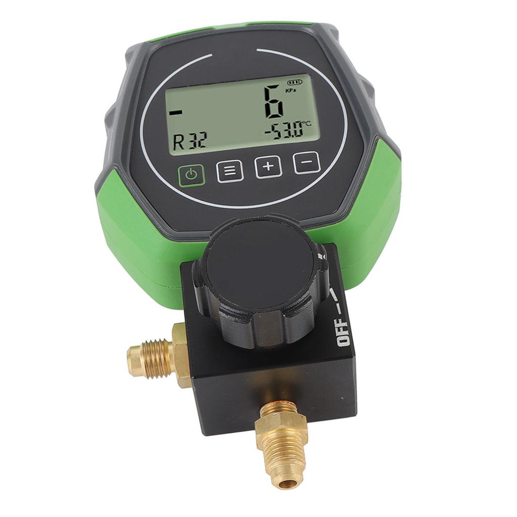 Digital HVAC Gauge 0 6000KPa Ball Valve Design High Accuracy HVAC Vacuum Gauge Tester for Maintenance and Installation