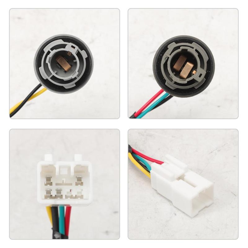 Rear Tail Light Socket Wire Harness with for Kia Forte 2013-2016, Replace 92470-A7000