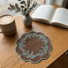 Oil-Proof Insulation Table Mat Washable Flower Coasters Tabletop Protector  Daily Dining