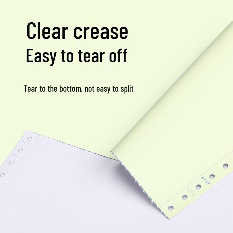 Upgraded Donglin Three-Part Two-Fold and Three-Part Three-Fold Pin-Feed Printer Paper