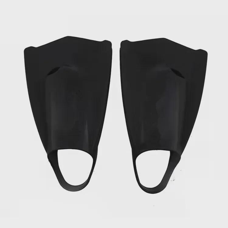 Unisex Silicone Short Swim Fins for Adults & Kids - Freestyle, Snorkeling, Diving Training Gear